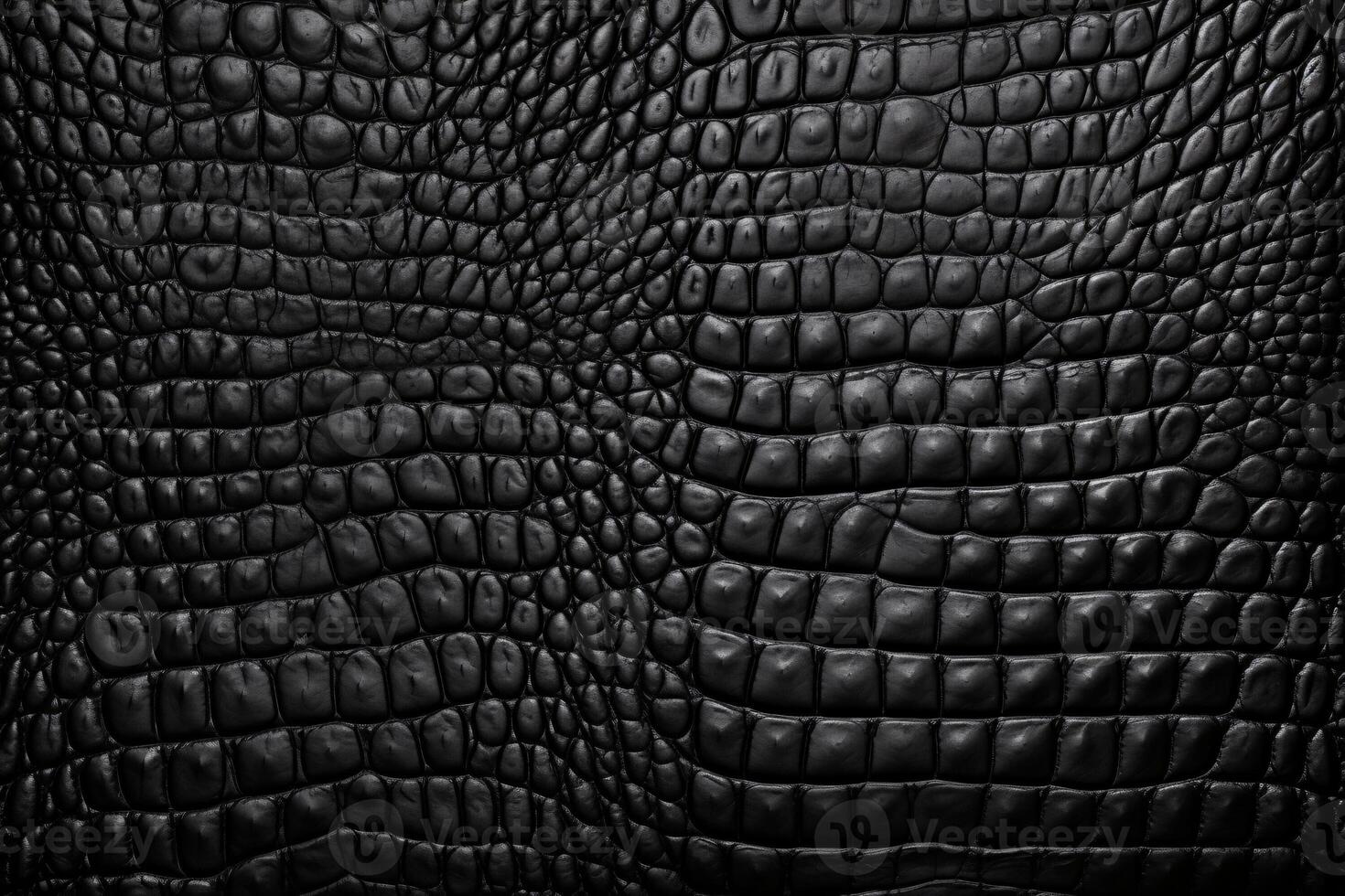 AI generated Crocodile Black Leather Texture Background, Crocodile Black Leather Background, Leather Texture, Crocodile Leather 3D Texture, Crocodile Skin Texture, AI Generative photo