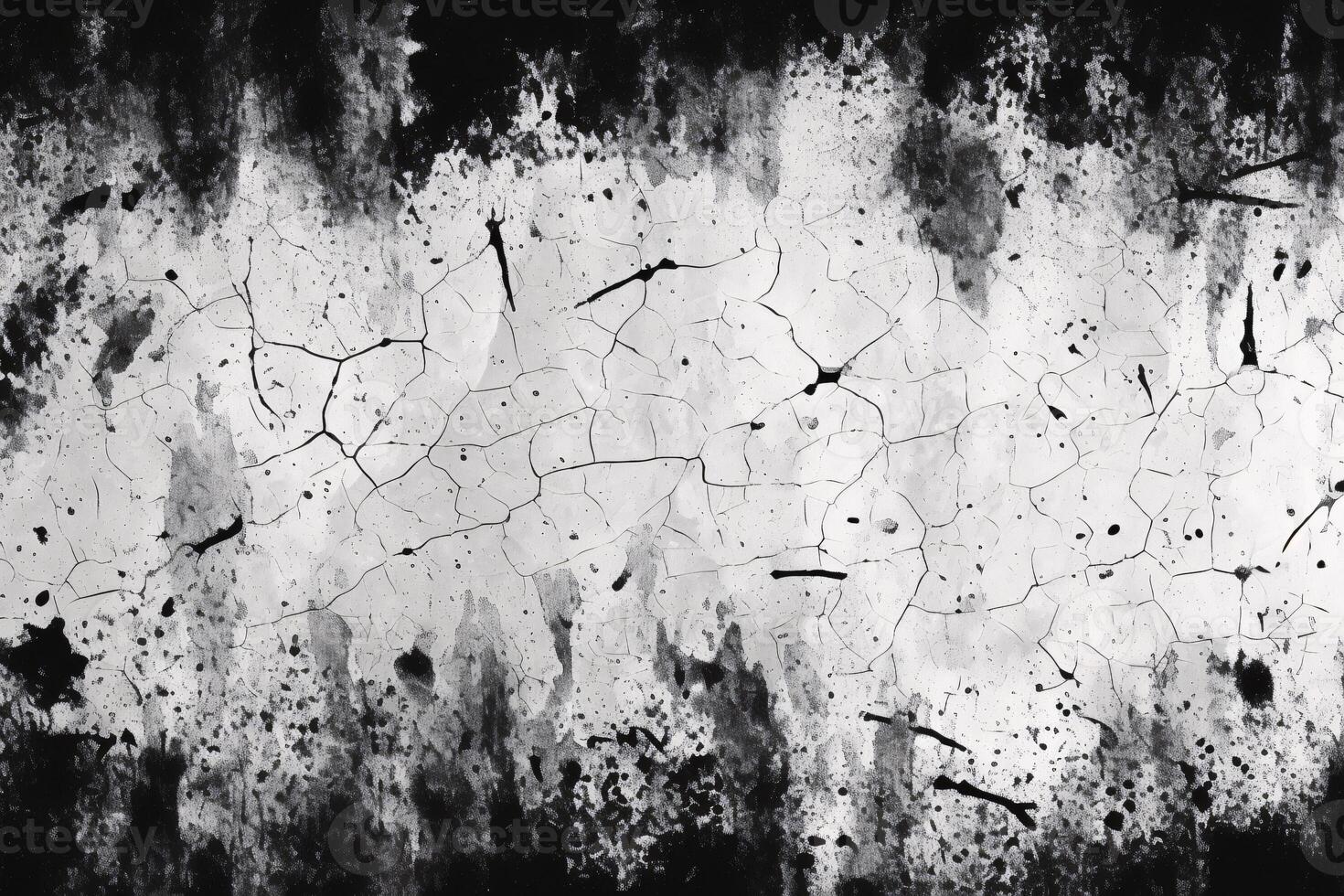 AI generated Grunge black and white Texture background, Abstract Ink Texture Border, Rusty Texture Background, Grunge Texture Background, AI Generative photo