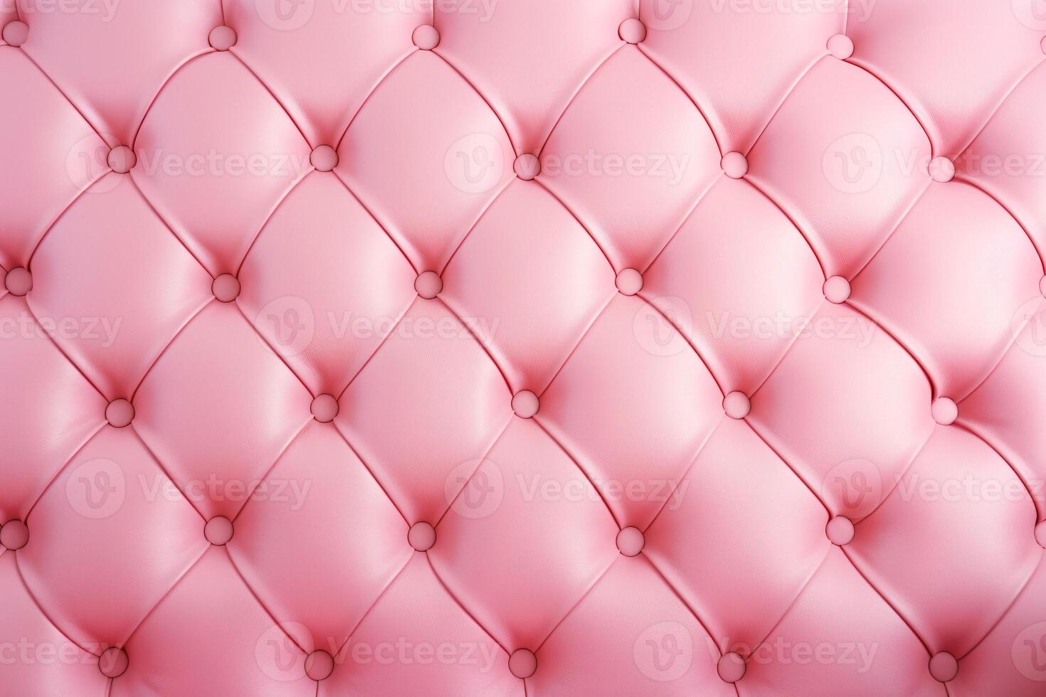 AI generated Pink Sofa Leather Pattern Background, luxurious upholstery buttoned Leather Background, Luxury Leather Background, Pink leather background with crystal button, AI Generative photo