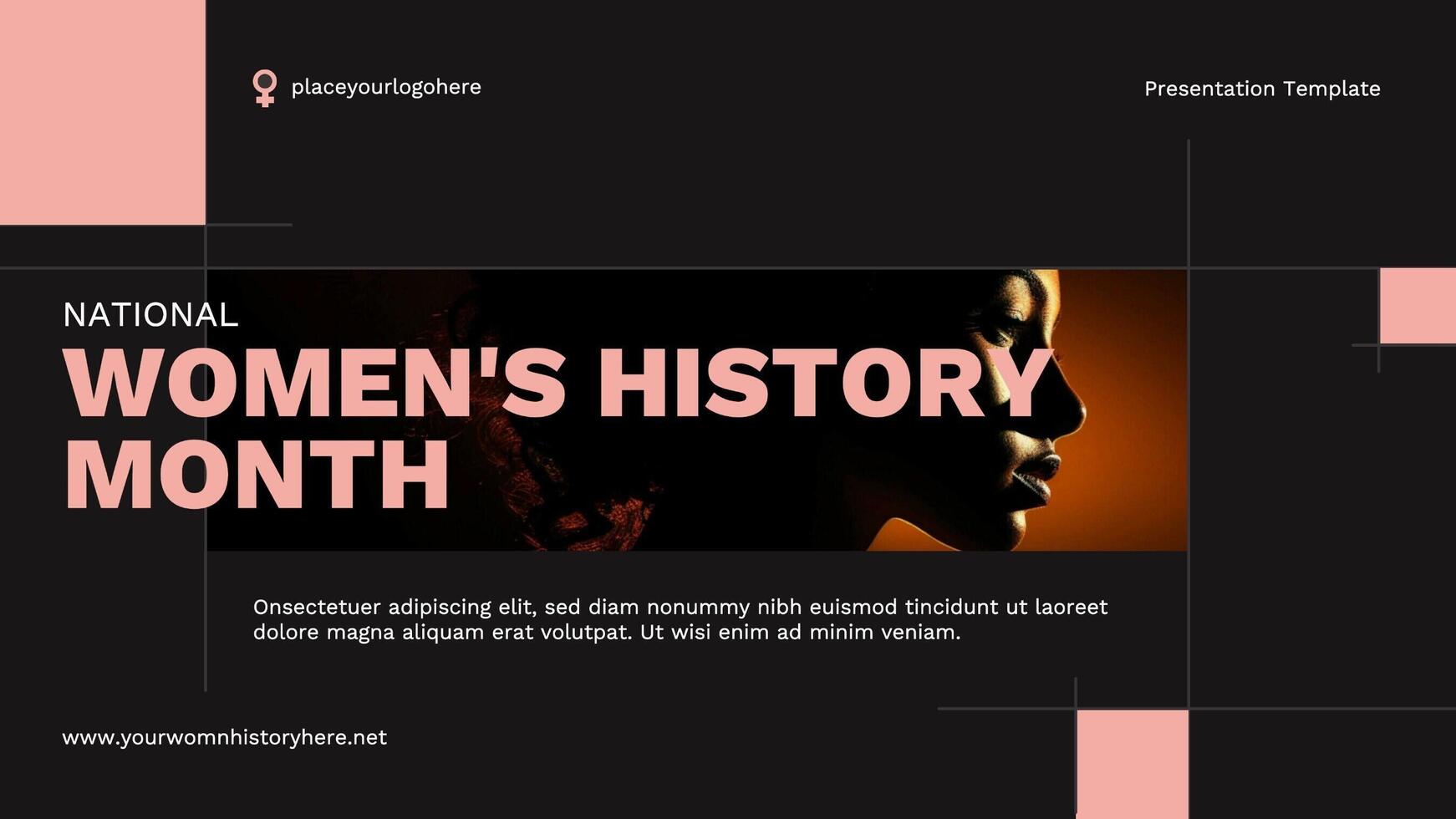 National Women's History Month Presentation Template