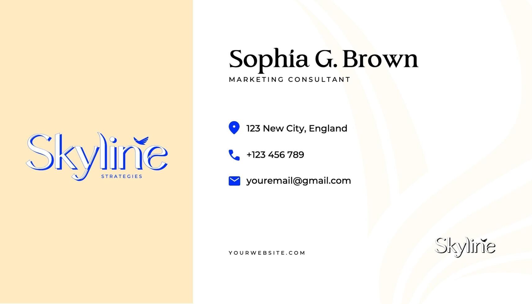 Marketing Business Card template