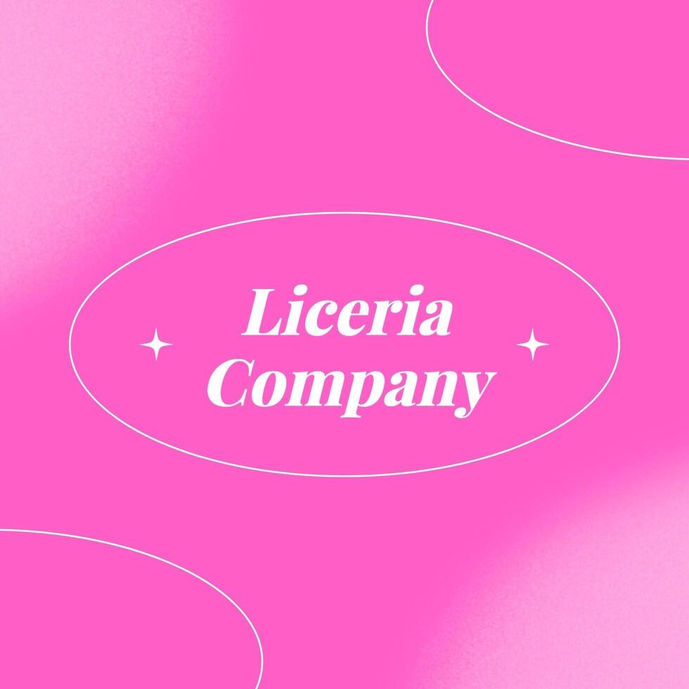 pink gradient woman business card template