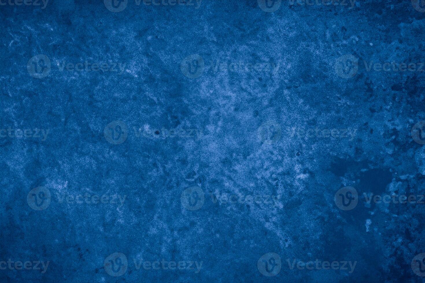 Vintage Wall Design, Black Gradient Background with Abstract Blue Tones. photo
