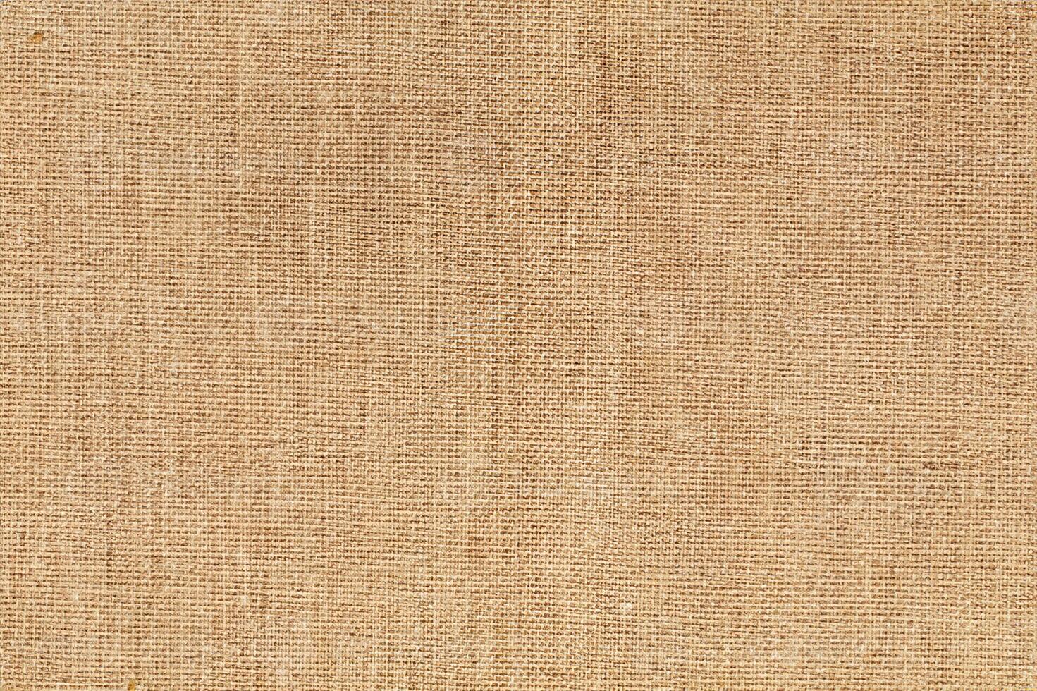 Luxurious Natural Linen Canvas, Textile Material Background Texture photo