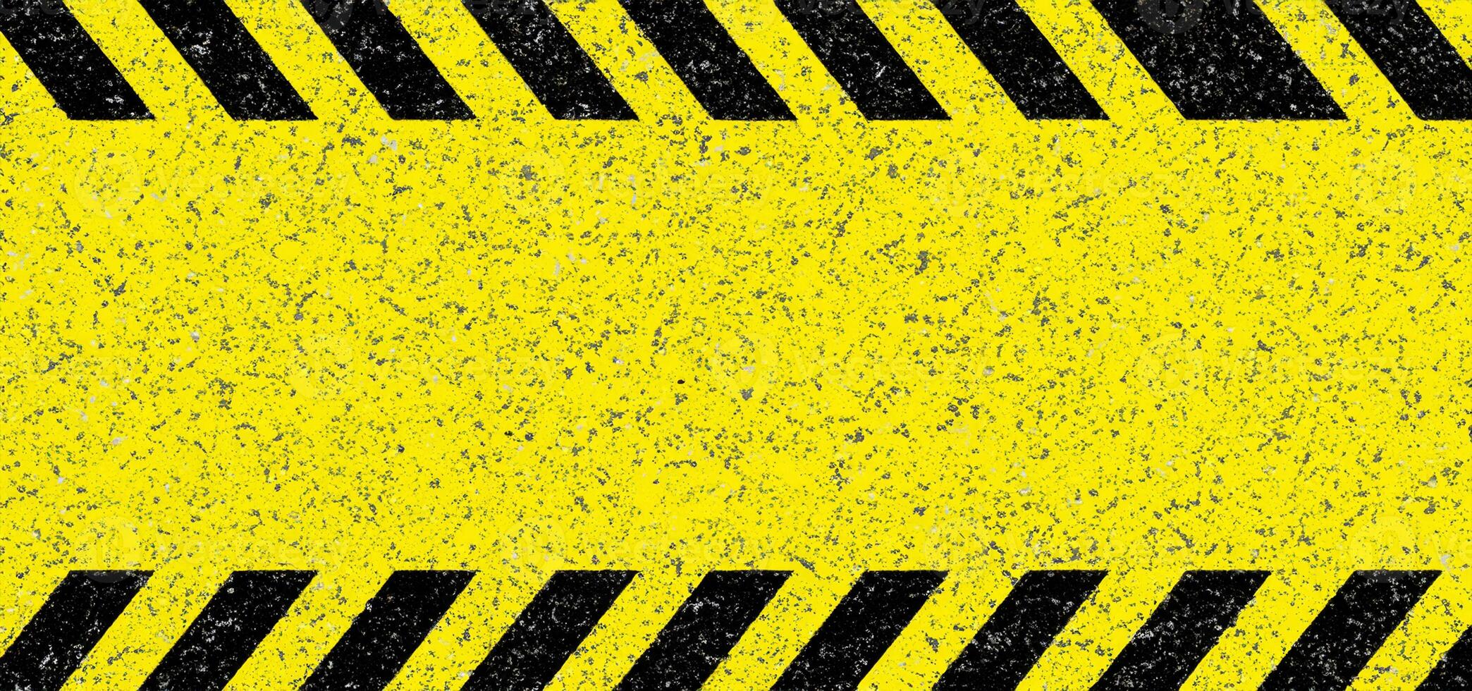 Yellow Hazard Stripes, Safety Concept in Industrial Environment photo