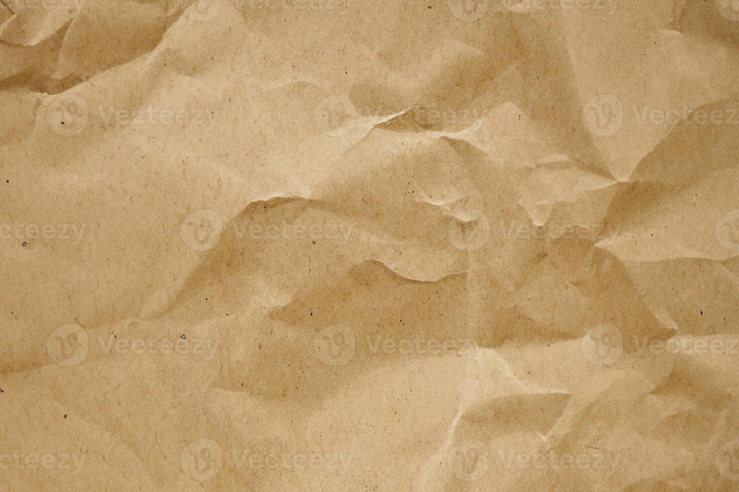 Organic Kraft, Textured Background of Recycled Brown Paper Sheets. photo