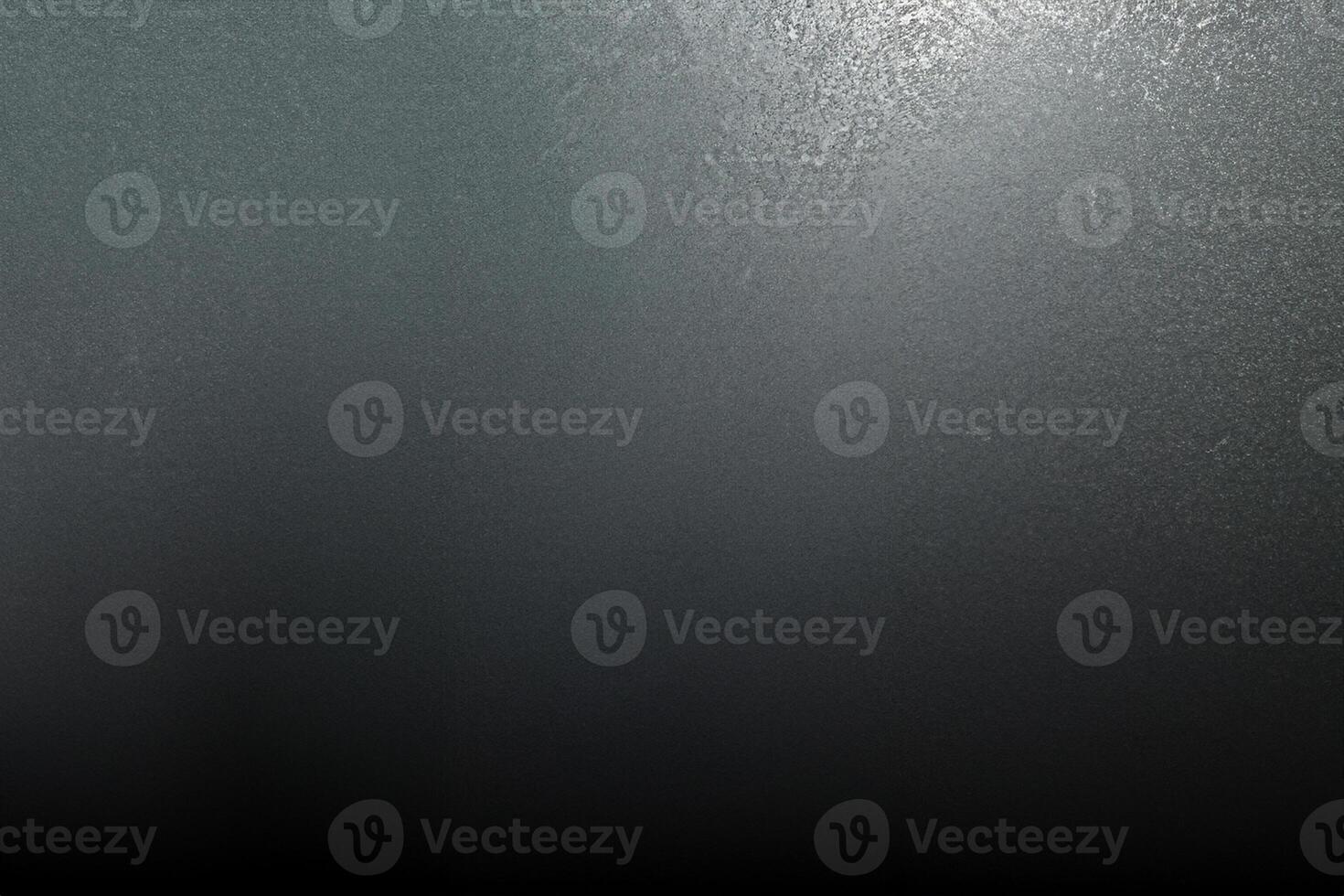 Dark Room, Moody Abstract Background featuring Rough Gray Metallic Wall. photo