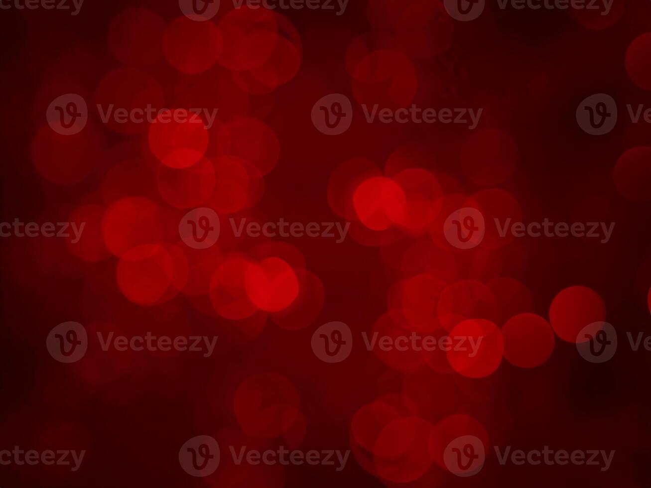 Enchanting Red Bokeh, Captivating Background. photo