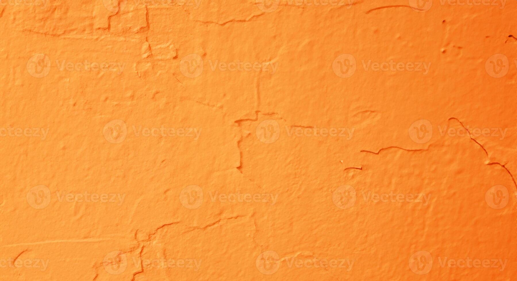 Vibrant Cement Orange Background for Creative Concepts. photo