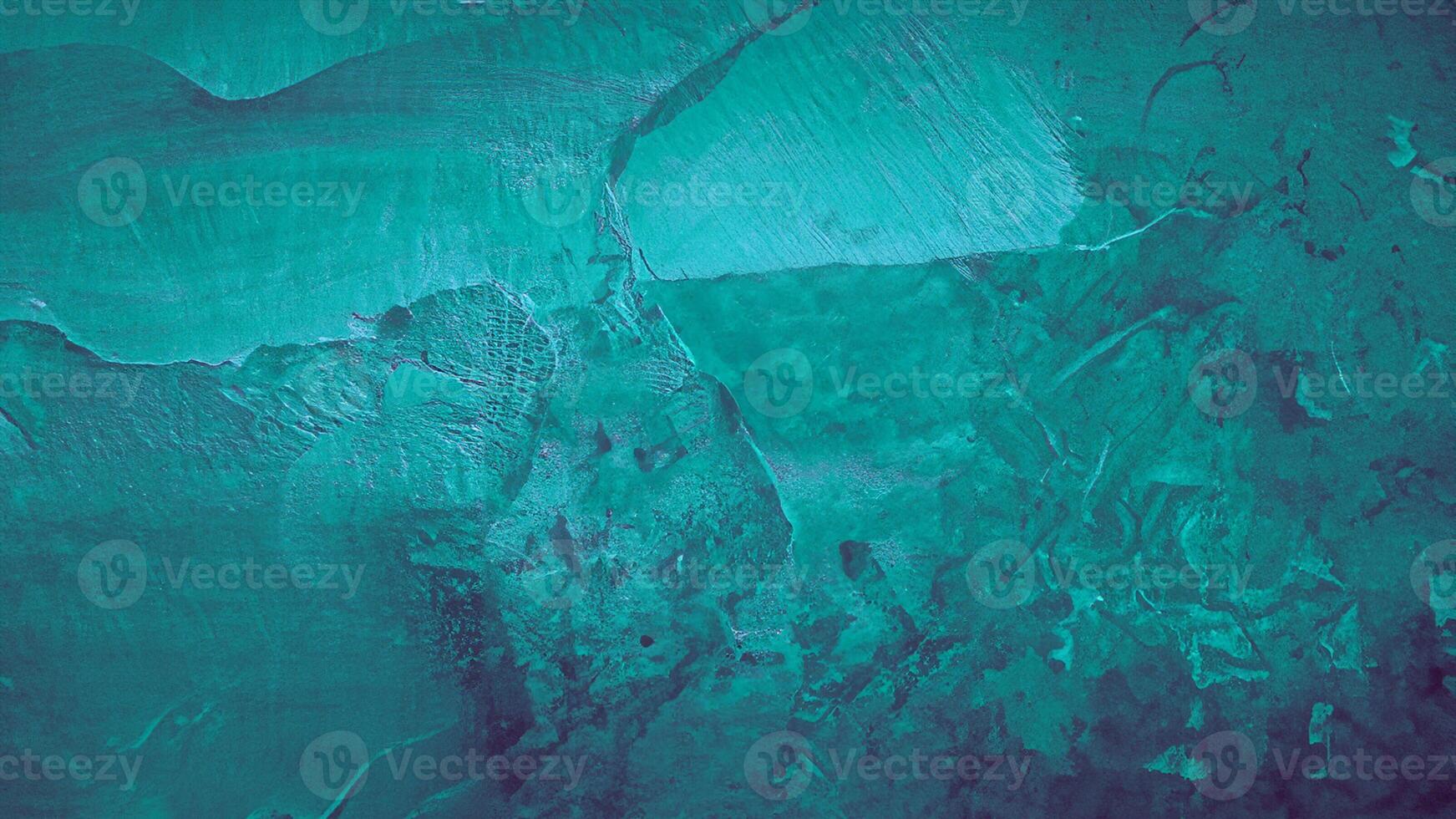 Dark Green Blue Teal Abstract Texture, Cement Concrete Wall Background photo