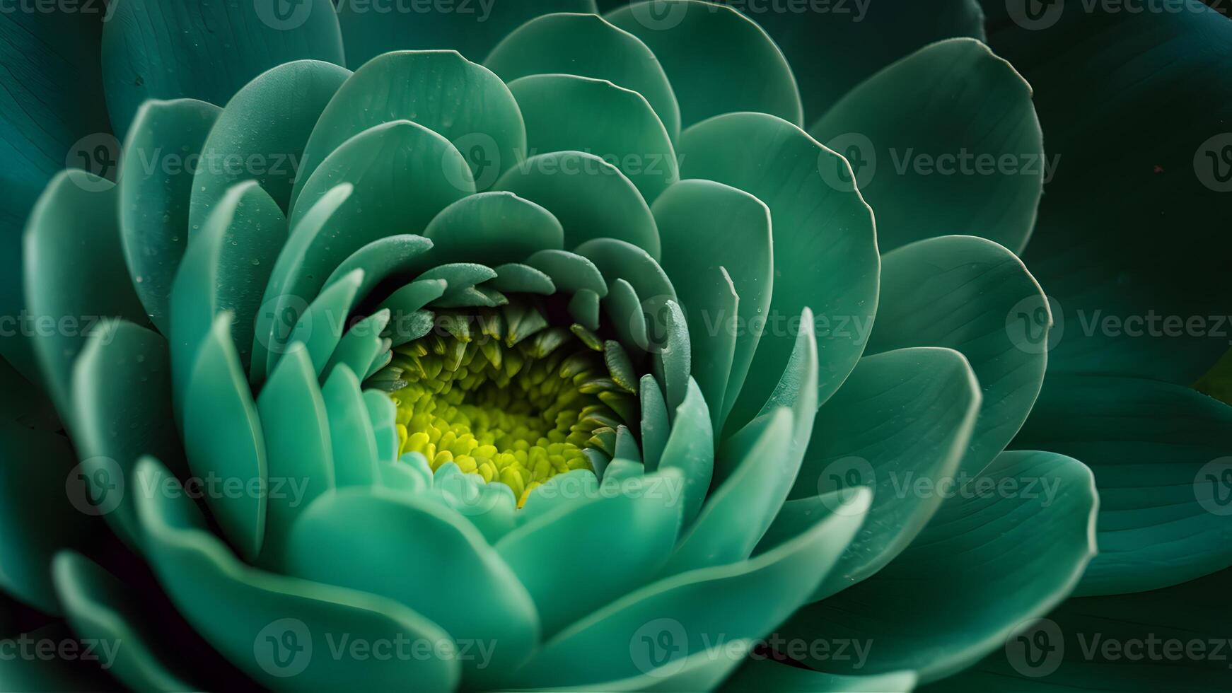 AI generated Drop floral background closeup, tranquil abstract macro photography photo