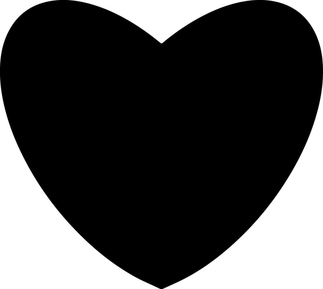 Stencil heart icon Vector illustration