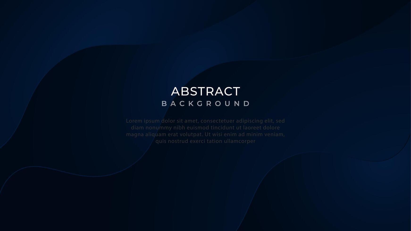 Simple dark blue abstract background vector