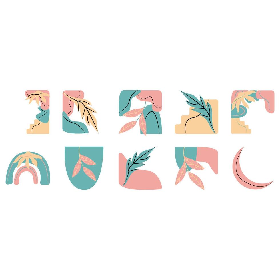 Illustration of boho pack vector