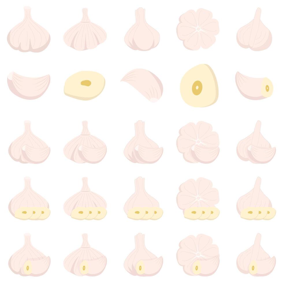 Illustration of garlic pack vector