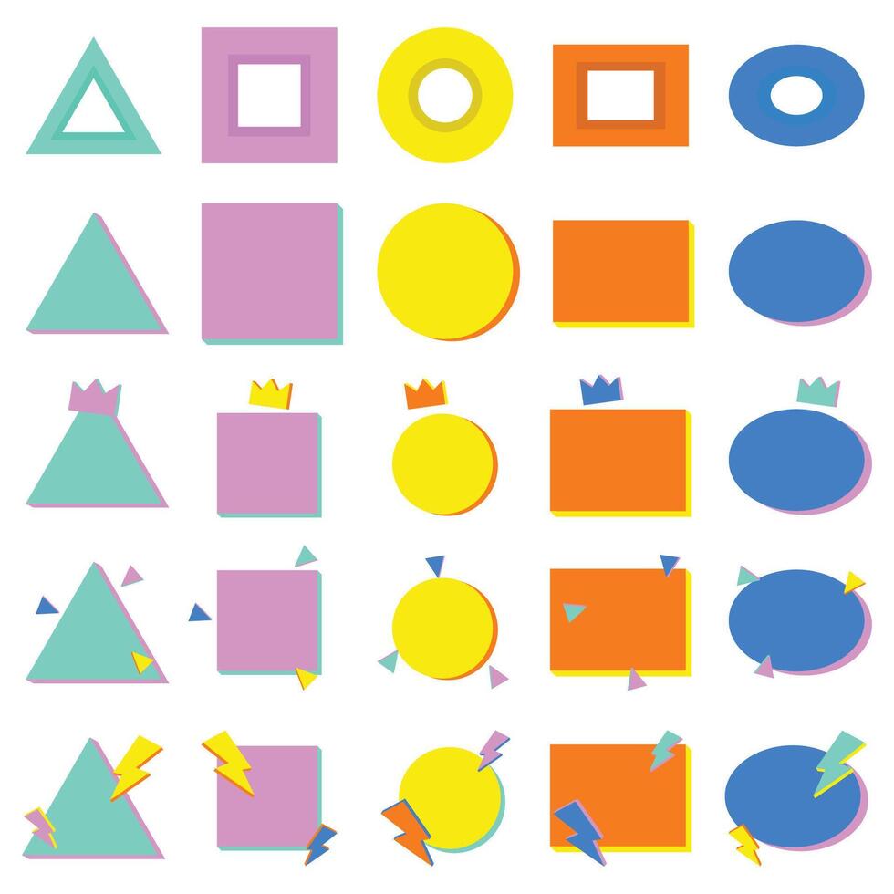 Illustration of element pack vector