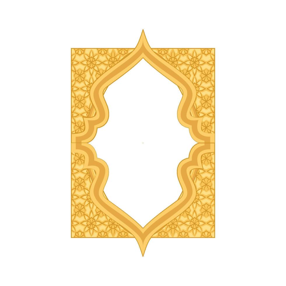 Illustration of Ramadan frame vector