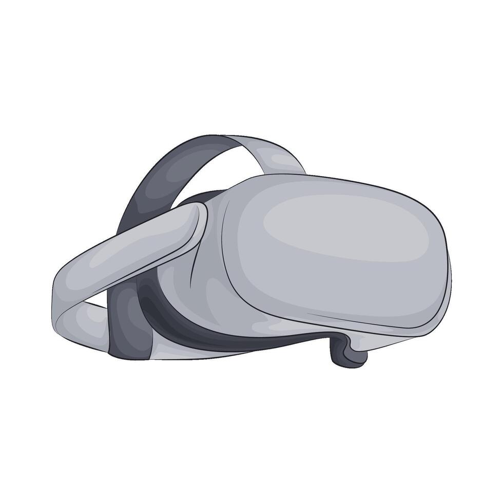 ilustración de virtual realidad lentes vector