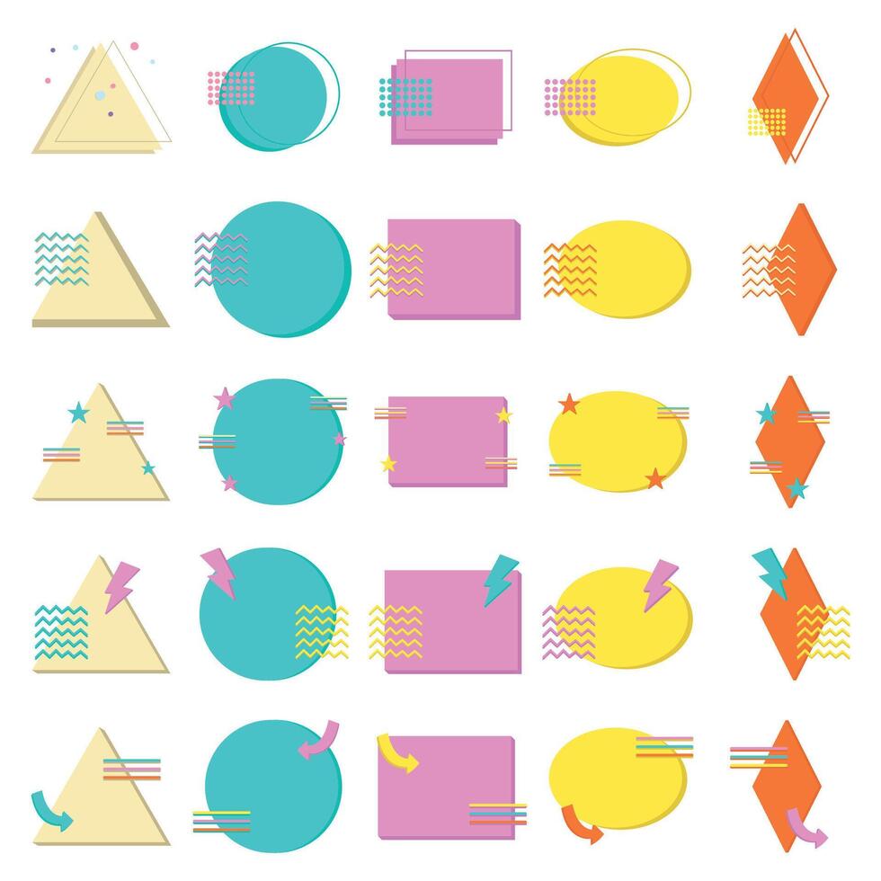 Illustration of element pack vector