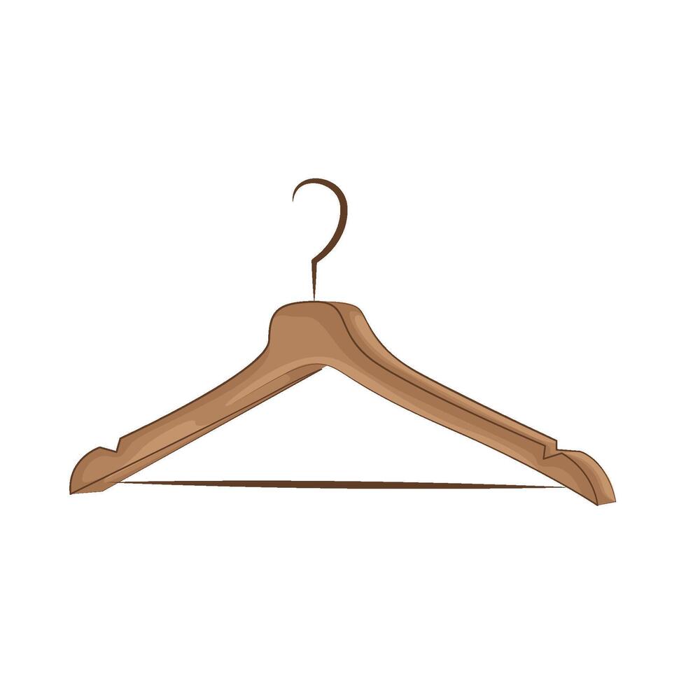 Illustration of clothes hanger vector