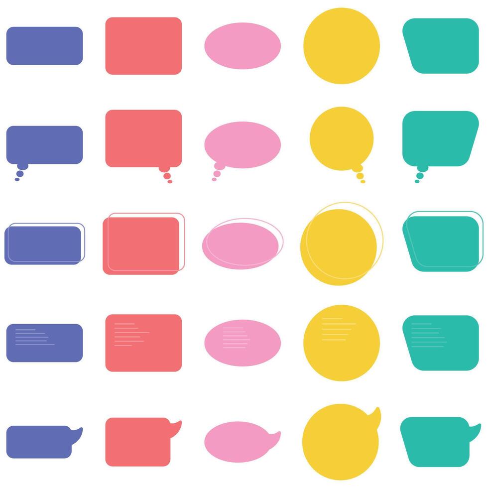 Illustration of chat pack vector