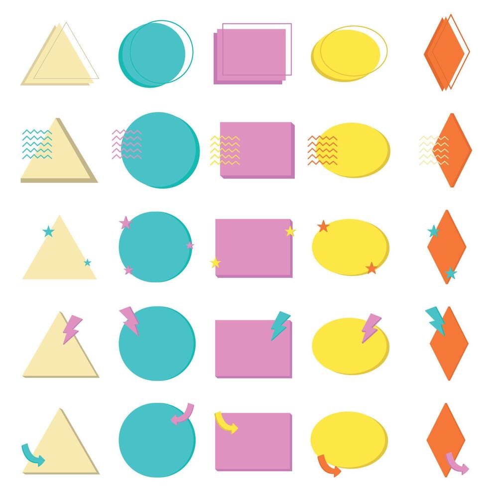 Illustration of element pack vector