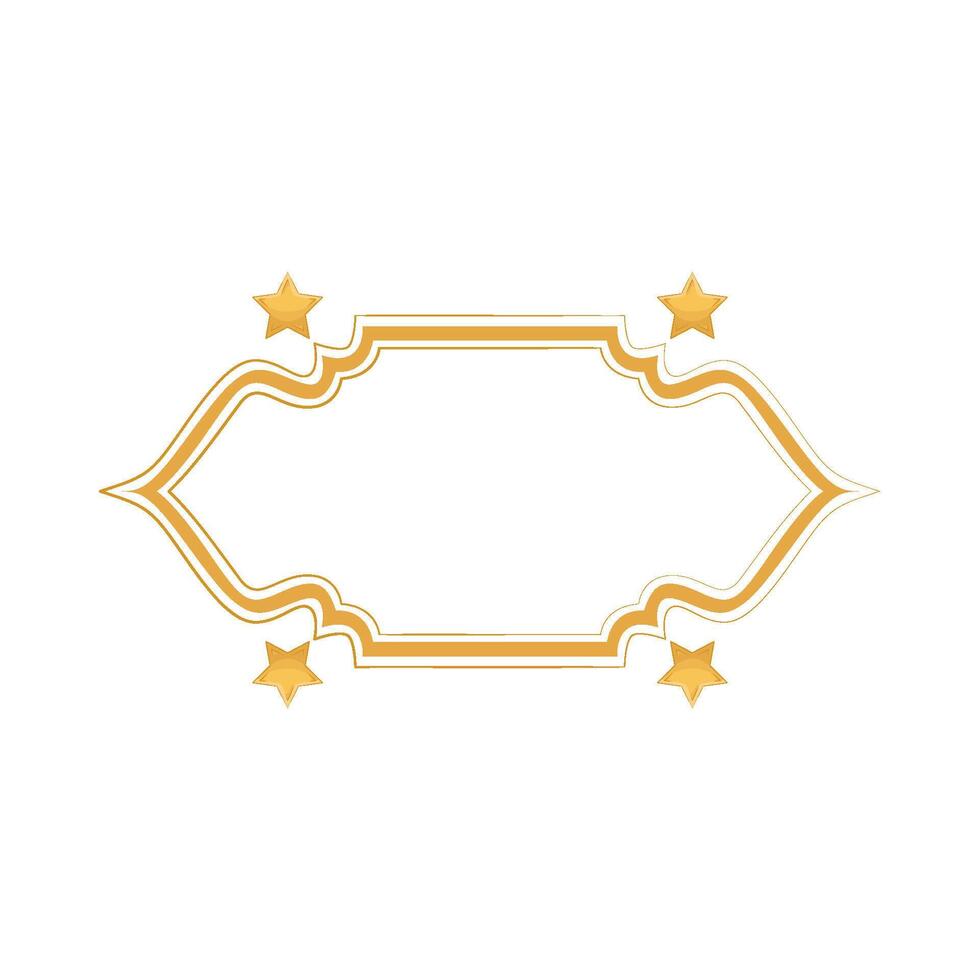 Illustration of Ramadan frame vector