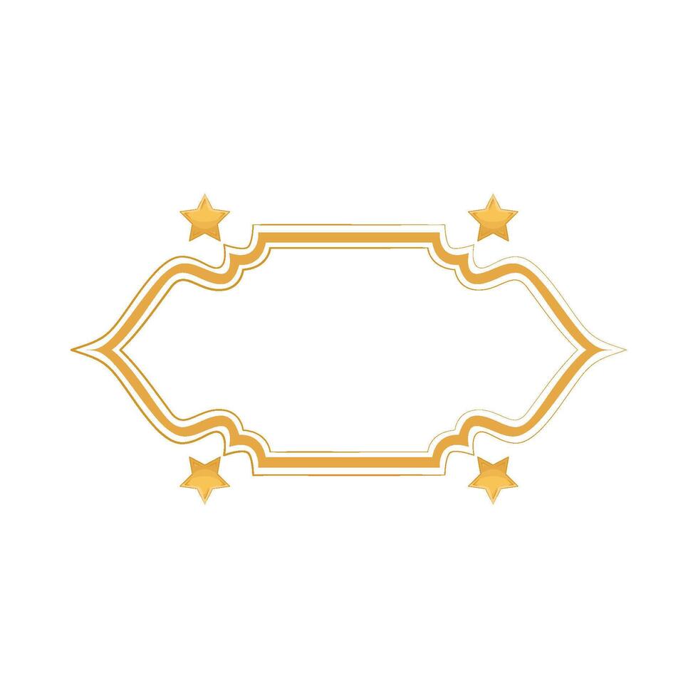 Illustration of Ramadan frame vector