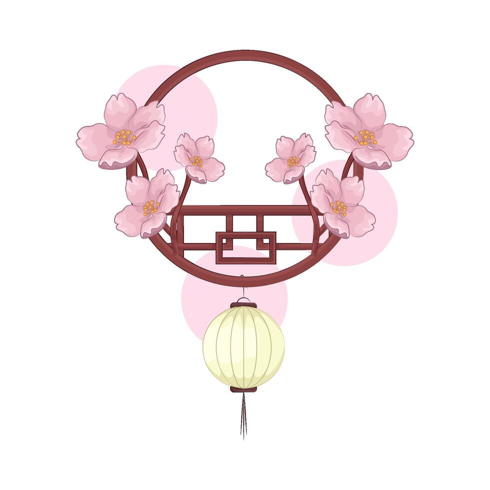 Illustration of cherry blossom vector