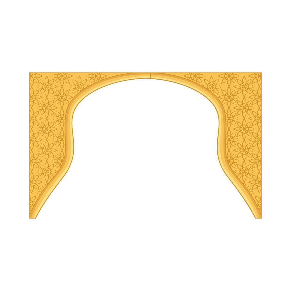 Illustration of Ramadan frame vector
