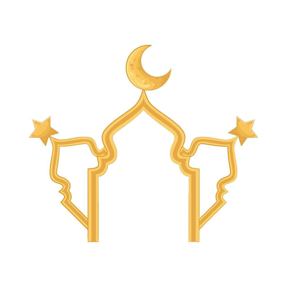 Illustration of Ramadan frame vector