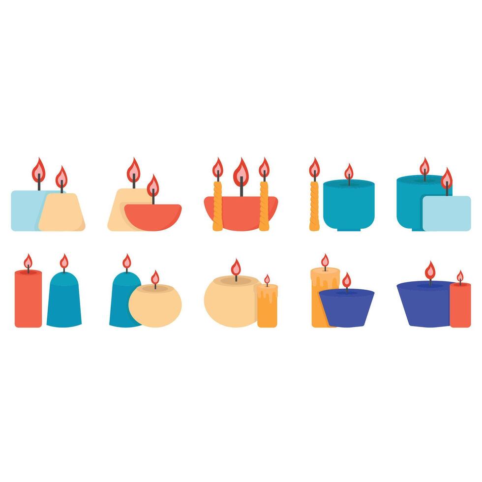 Illustration of candle pack vector