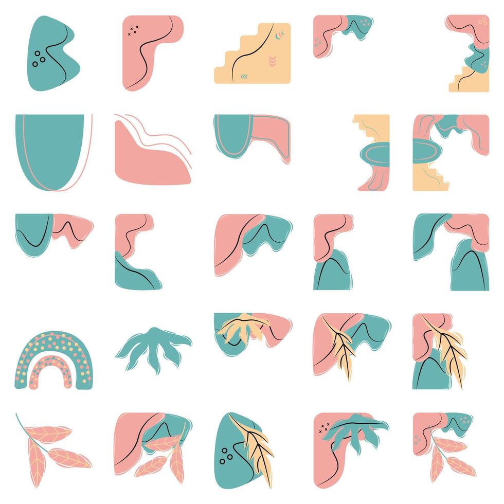Illustration of boho pack vector