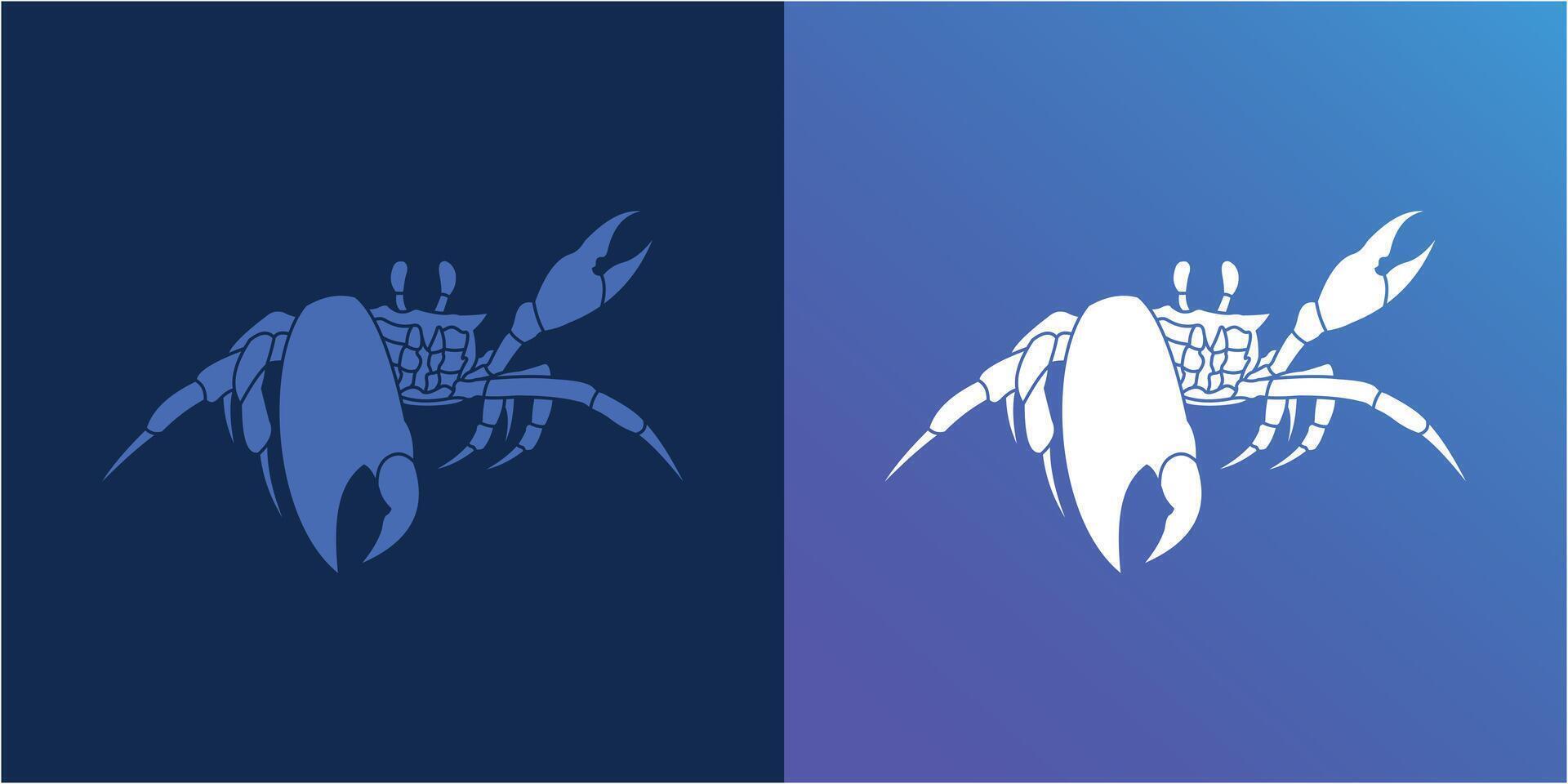 SIMPLE CRAB VECTOR ART