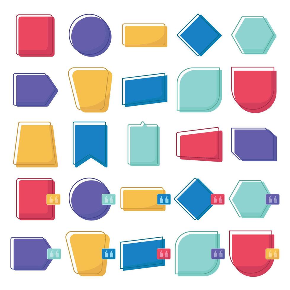 Illustration of chat pack vector