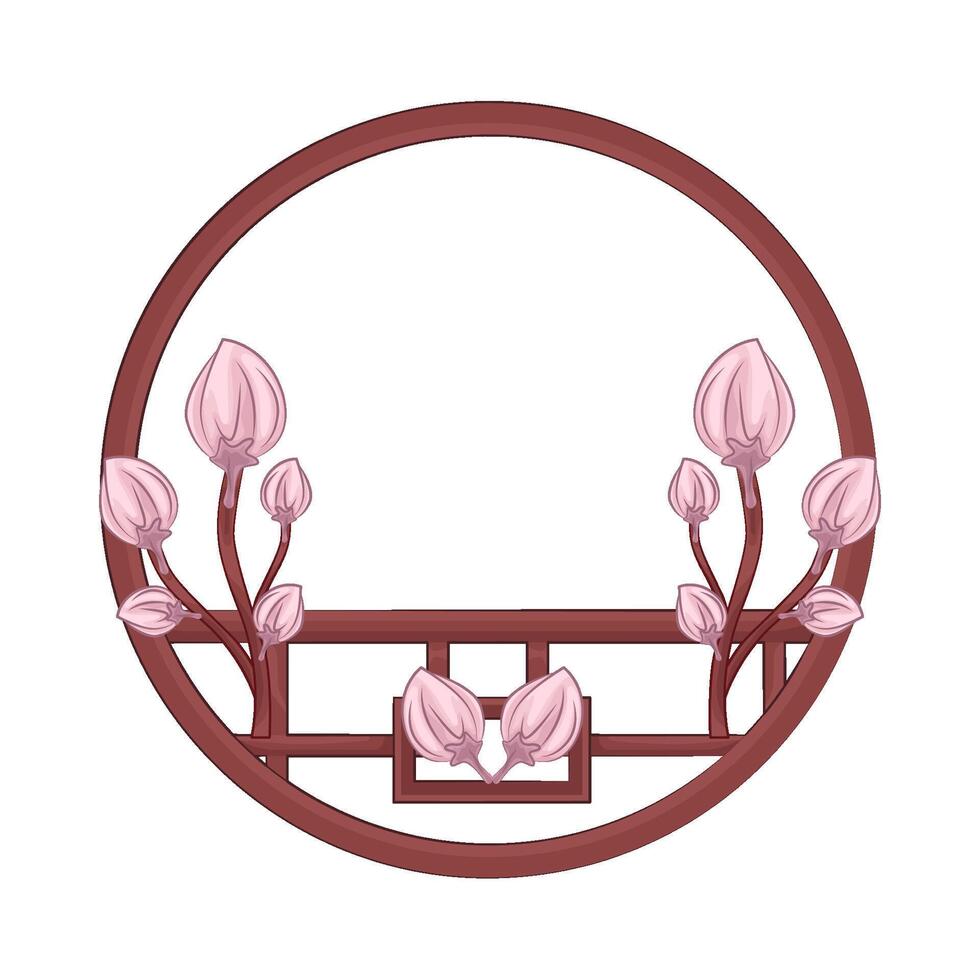 Illustration of cherry blossom vector