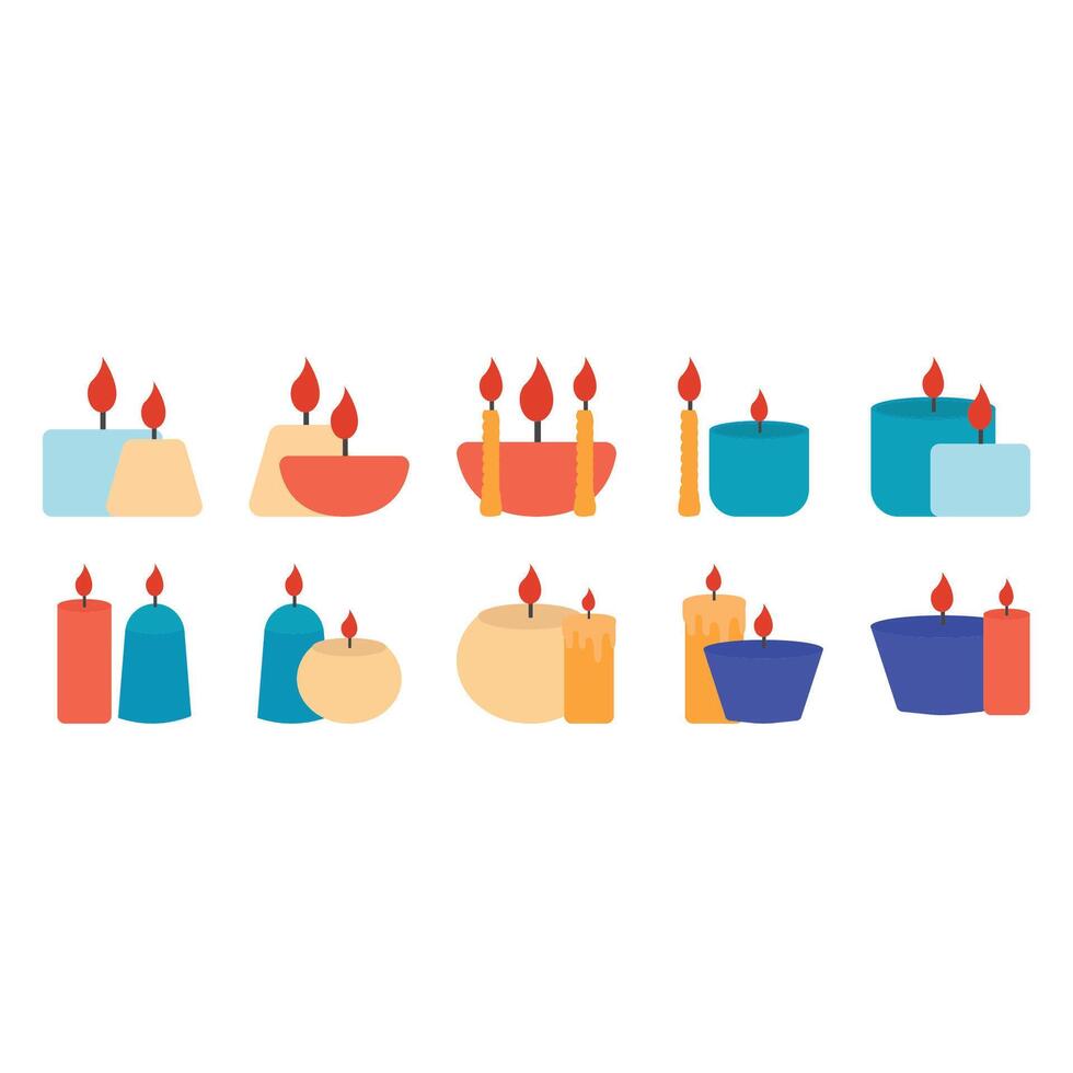 Illustration of candle pack vector