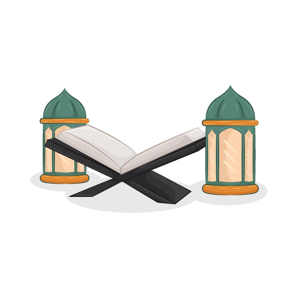 Illustration of Ramadan lantern vector