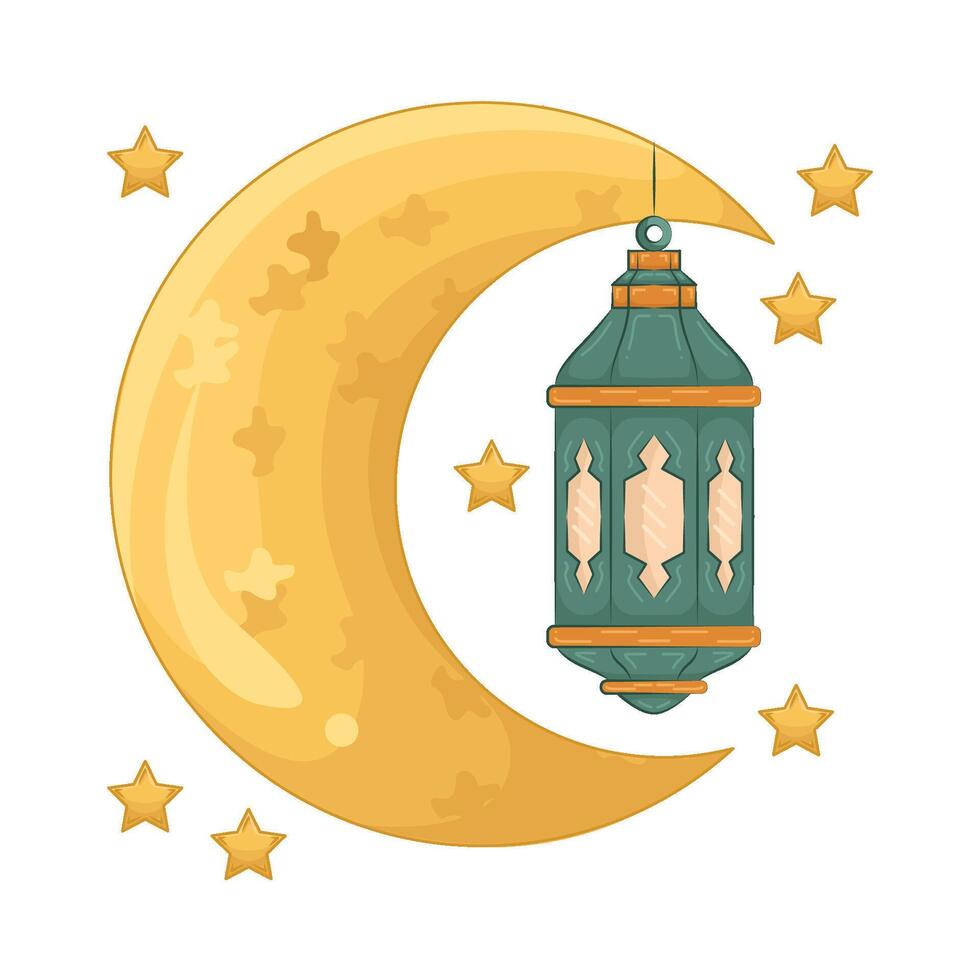 ilustración de Ramadán linterna vector