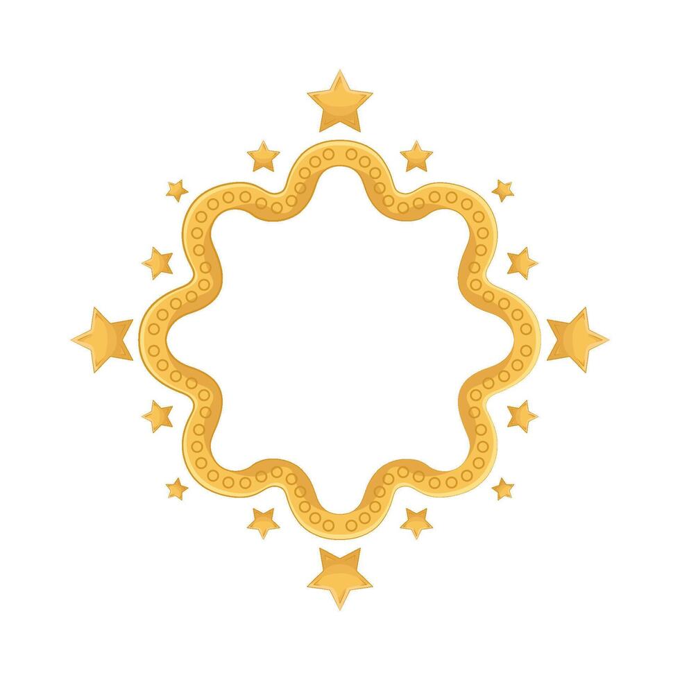 Illustration of Ramadan frame vector