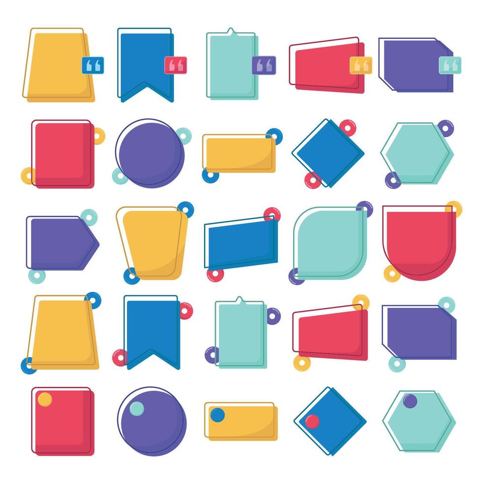 Illustration of chat pack vector
