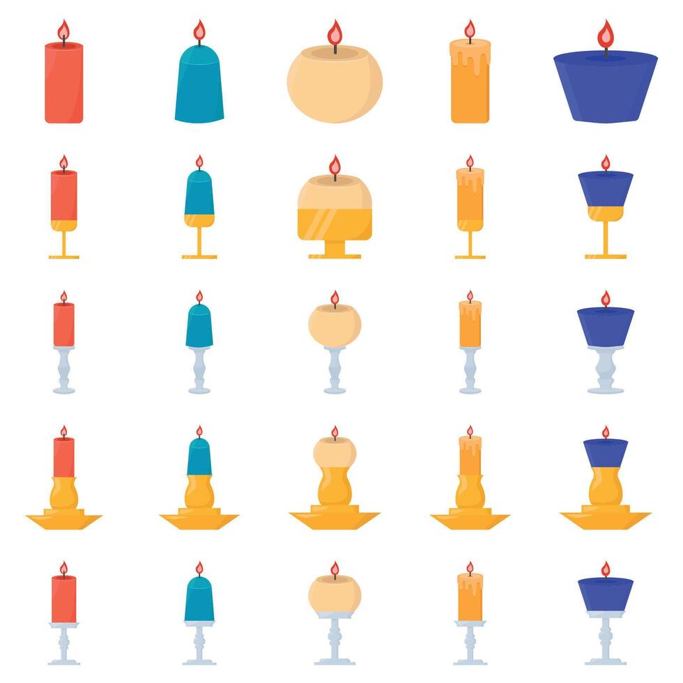 Illustration of candle pack vector