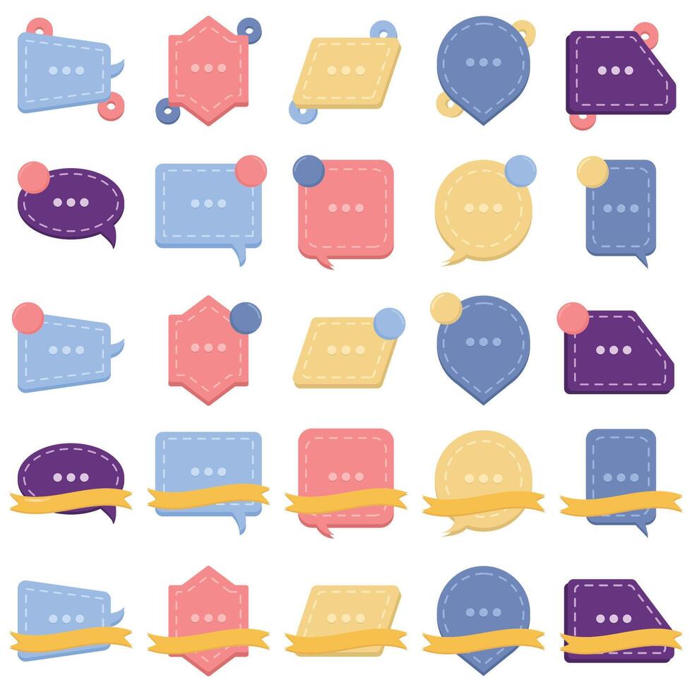 Illustration of chat pack vector