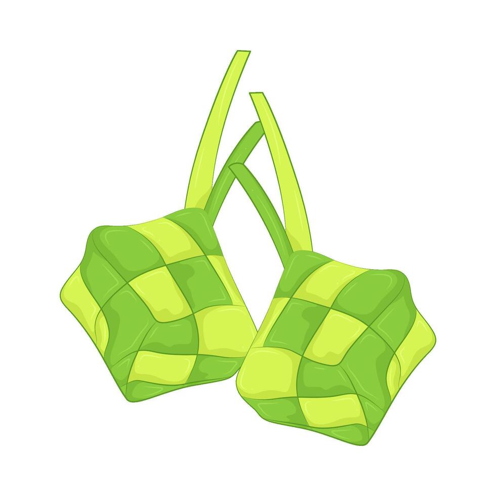 Illustration of ketupat vector