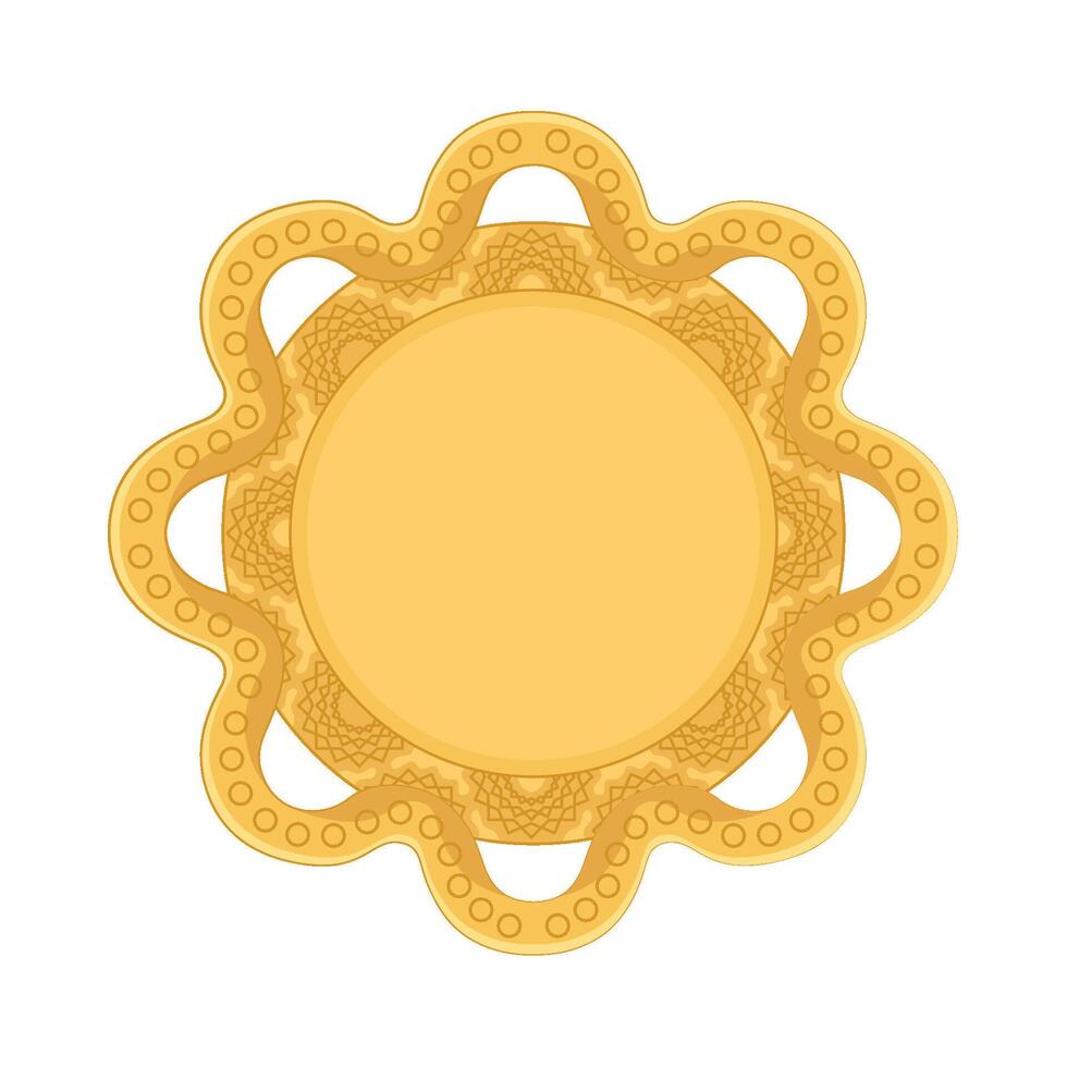 Illustration of Ramadan frame vector