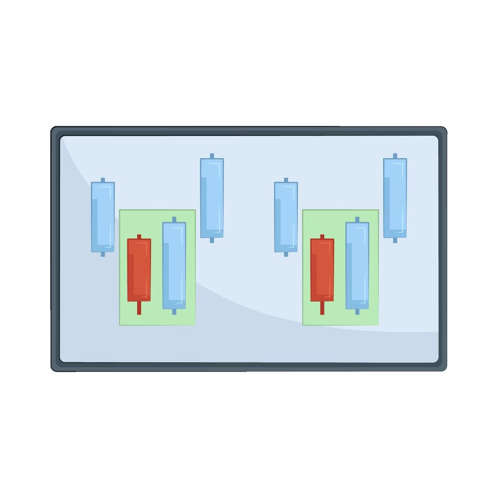 Illustration of candlestick vector