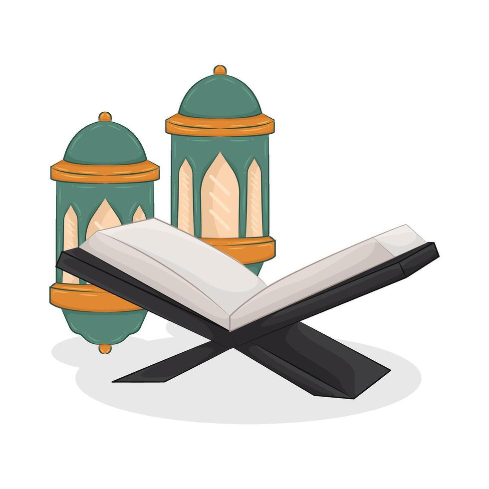 Illustration of Ramadan lantern vector