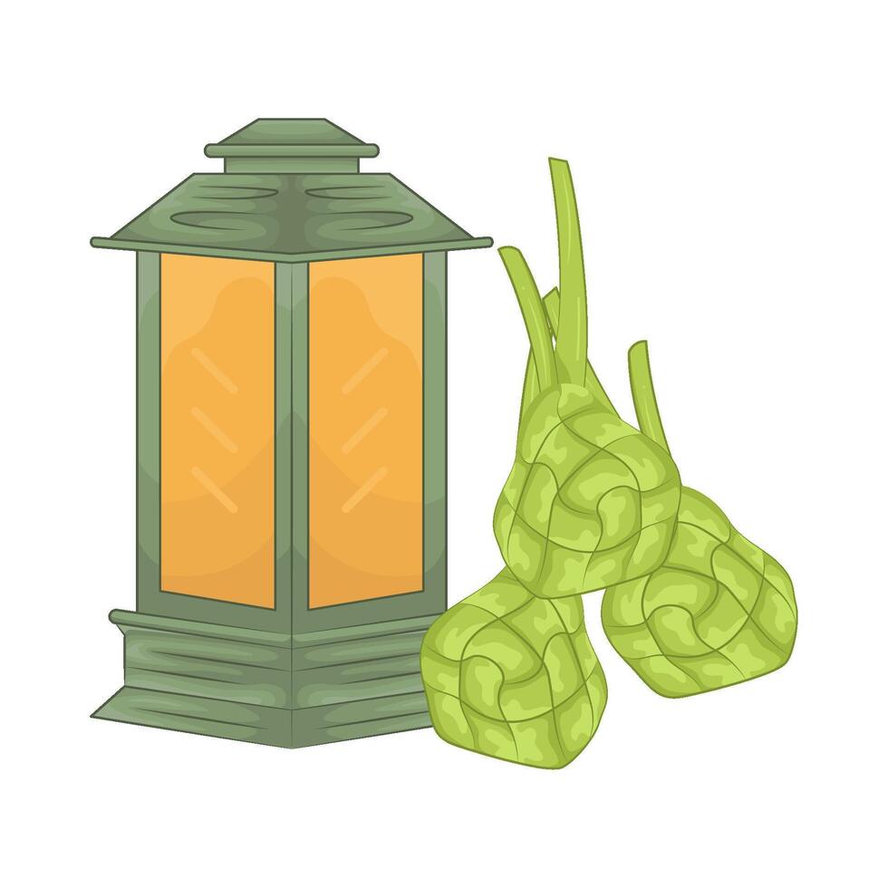 Illustration of ketupat vector