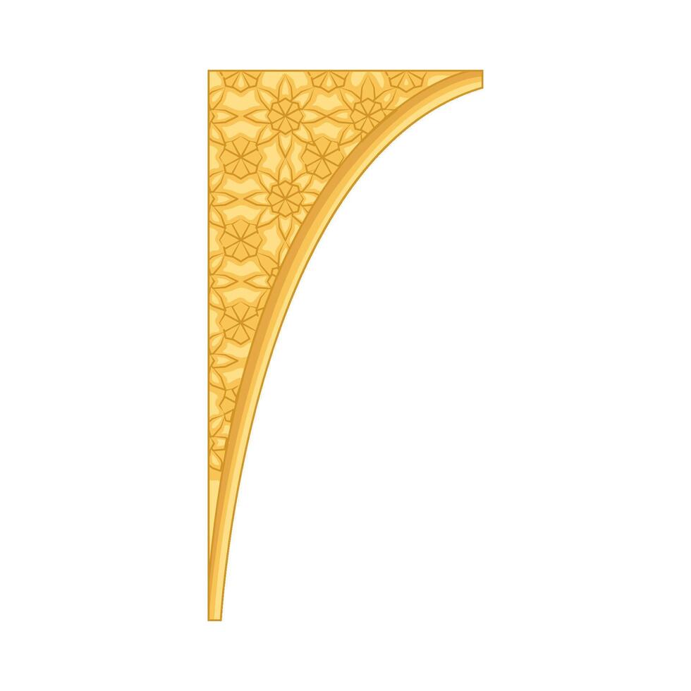 Illustration of Ramadan frame vector