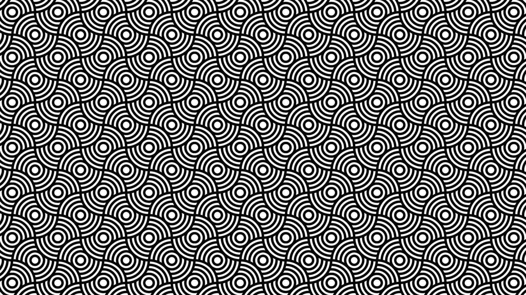 Abstract background with bold striped circles. Background seamless pattern geometric line circle design abstract vector